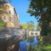 Brücke Wassergraben Burg Esbeck