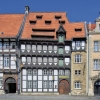 Blick auf die Südfassade des Huneborstelschen Hauses an der Nordseite des Burgplatz in Braunschweig, Sitz der Handwerkskammer Braunschweig-Lüneburg.