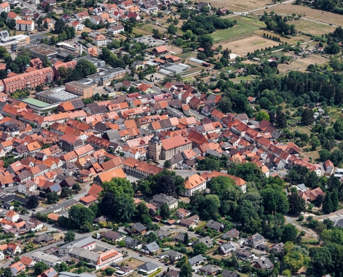 Luftbild Innenstadt Moringen