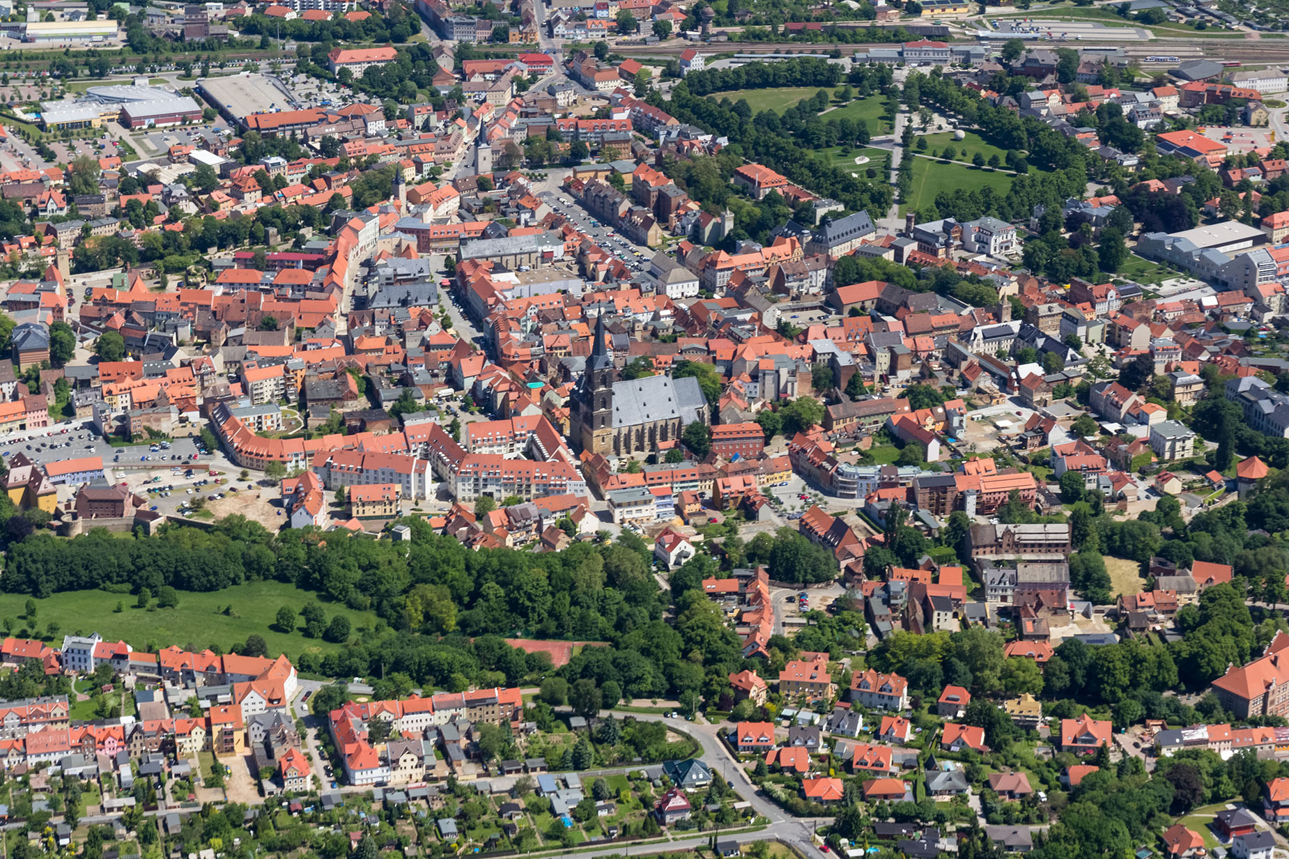 Luftbild Altstadt Aschersleben