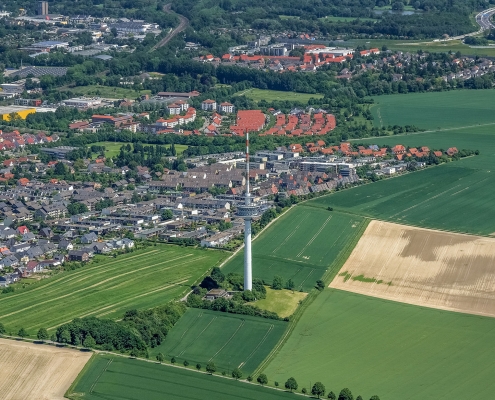 Luftbild Fernsehturm Braunschweig-Broitzem
