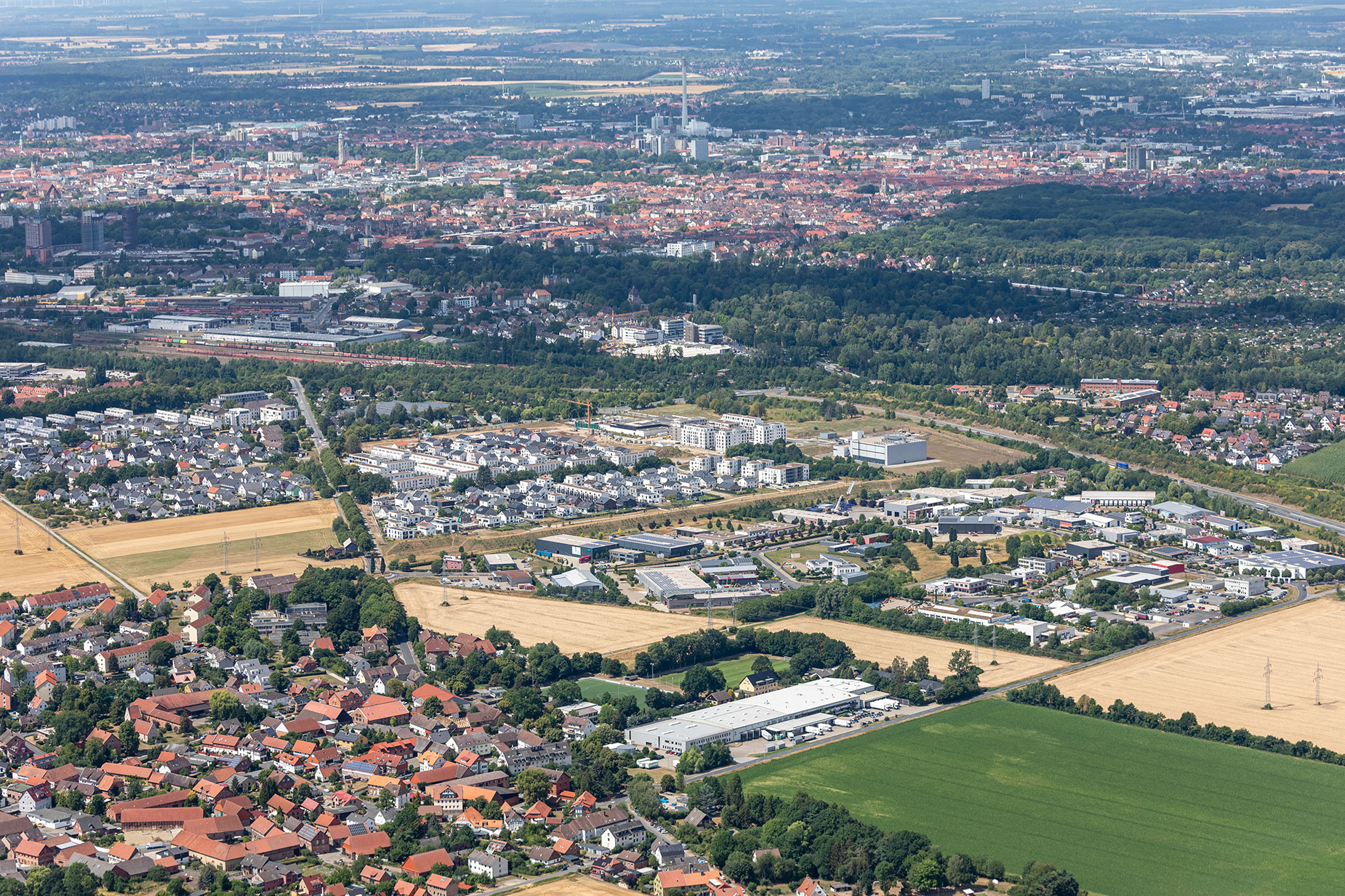 Luftbild Braunschweig-Rautheim