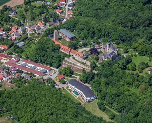 Luftbild Burg Beyernaumburg