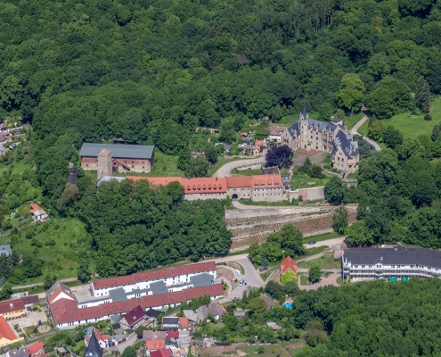 Luftbild Burg Beyernaumburg (Südansicht)