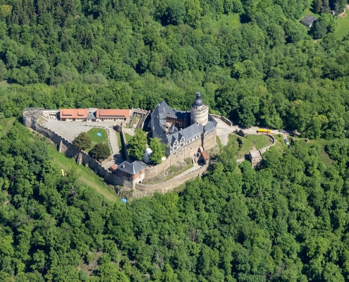 Luftbild Burg Falkenstein (Harz)