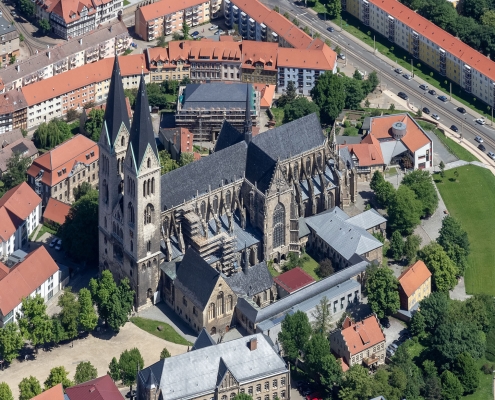Luftbild Dom Halberstadt