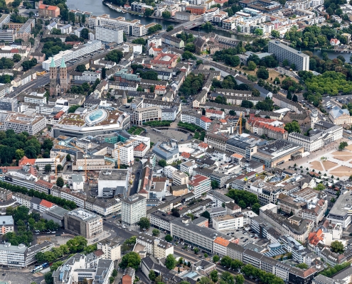 Luftbild Innenstadt Kassel