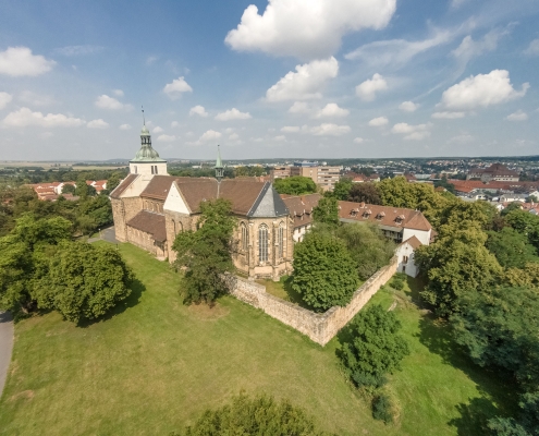 Luftbild Südostansicht Kloster St. Marienberg Helmstedt
