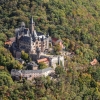 Luftaufnahme vom Schloss in Wernigerode
