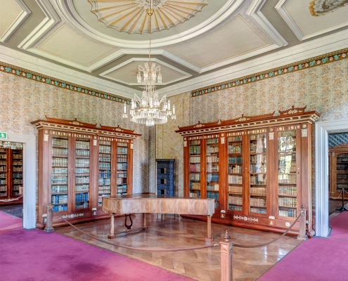 Ecksaal Bibliothek Schloss Corvey