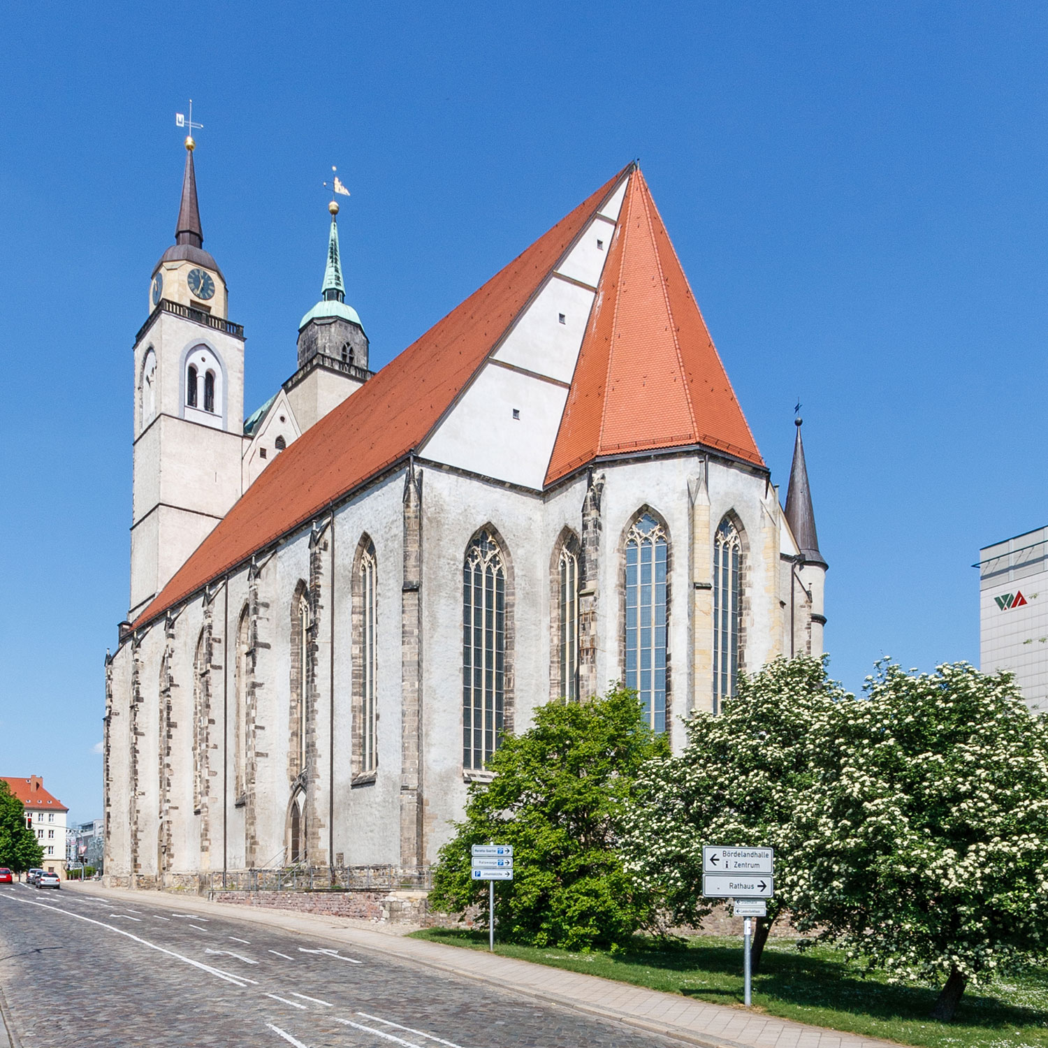 Südostansicht St. Johannis-Kirche Magdeburg