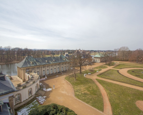 Dach Neues Palais Wasserpalais Pillnitz