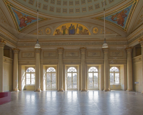 Kuppelsaal Neues Palais Pillnitz innen 4415