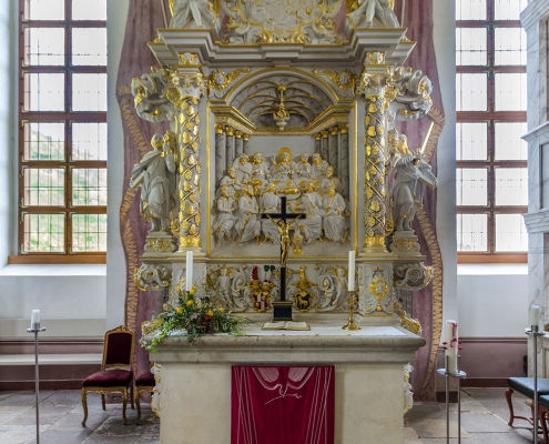 Altar Weinbergkirche Pillnitz innen